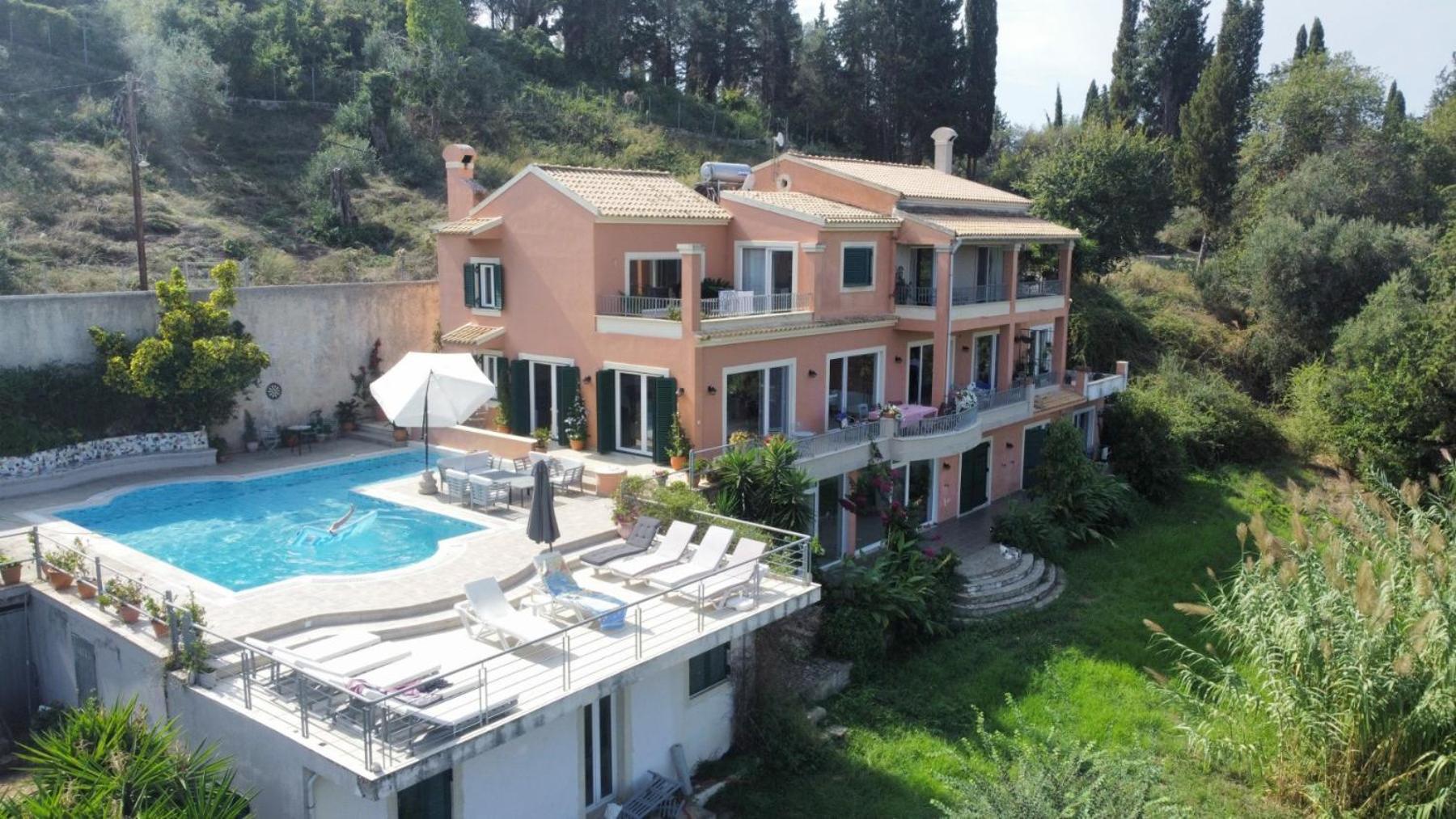 Casa T With Amazing Views In Corfu Villa คอนโตกาลิ ภายนอก รูปภาพ