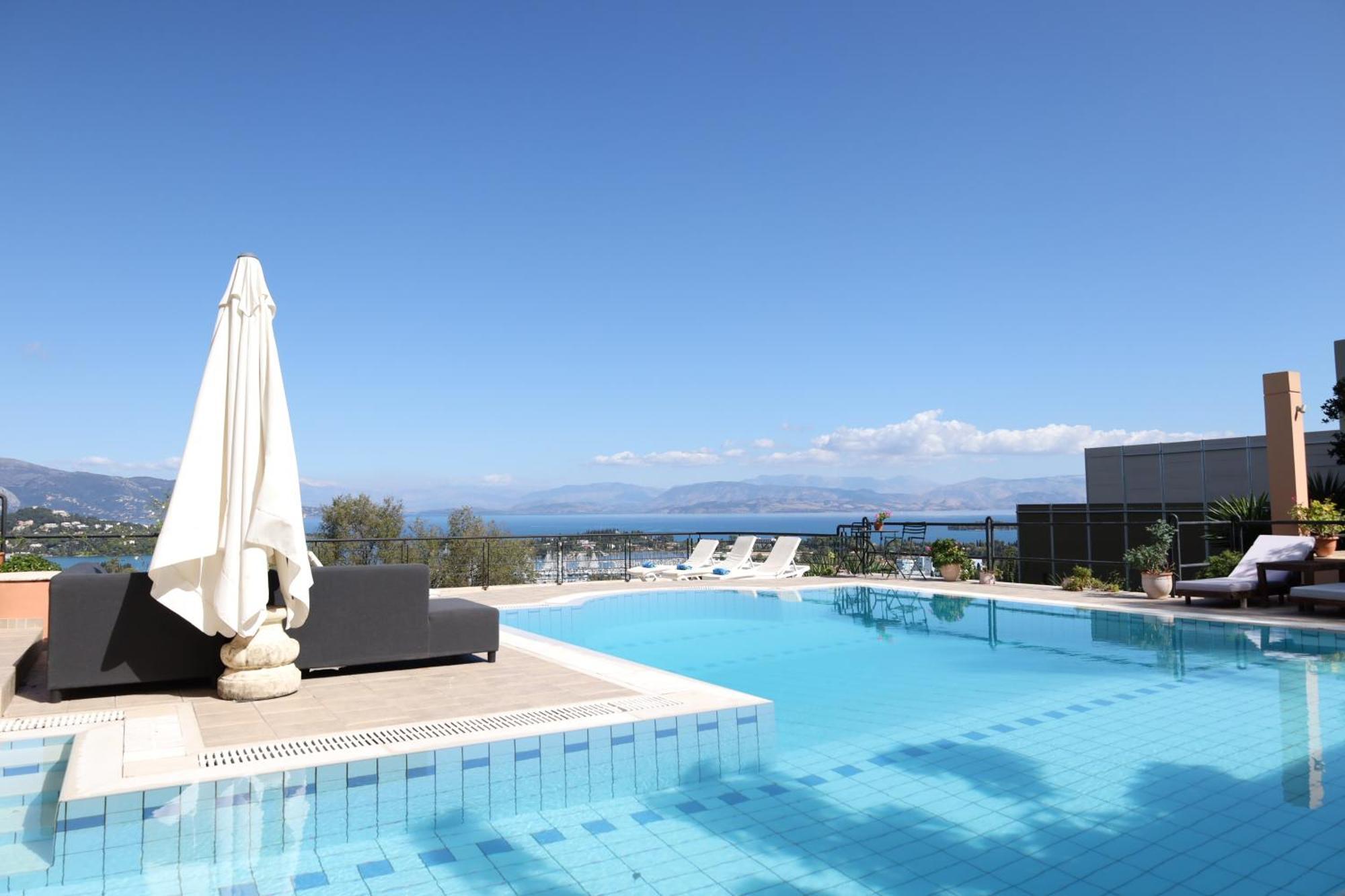 Casa T With Amazing Views In Corfu Villa คอนโตกาลิ ภายนอก รูปภาพ