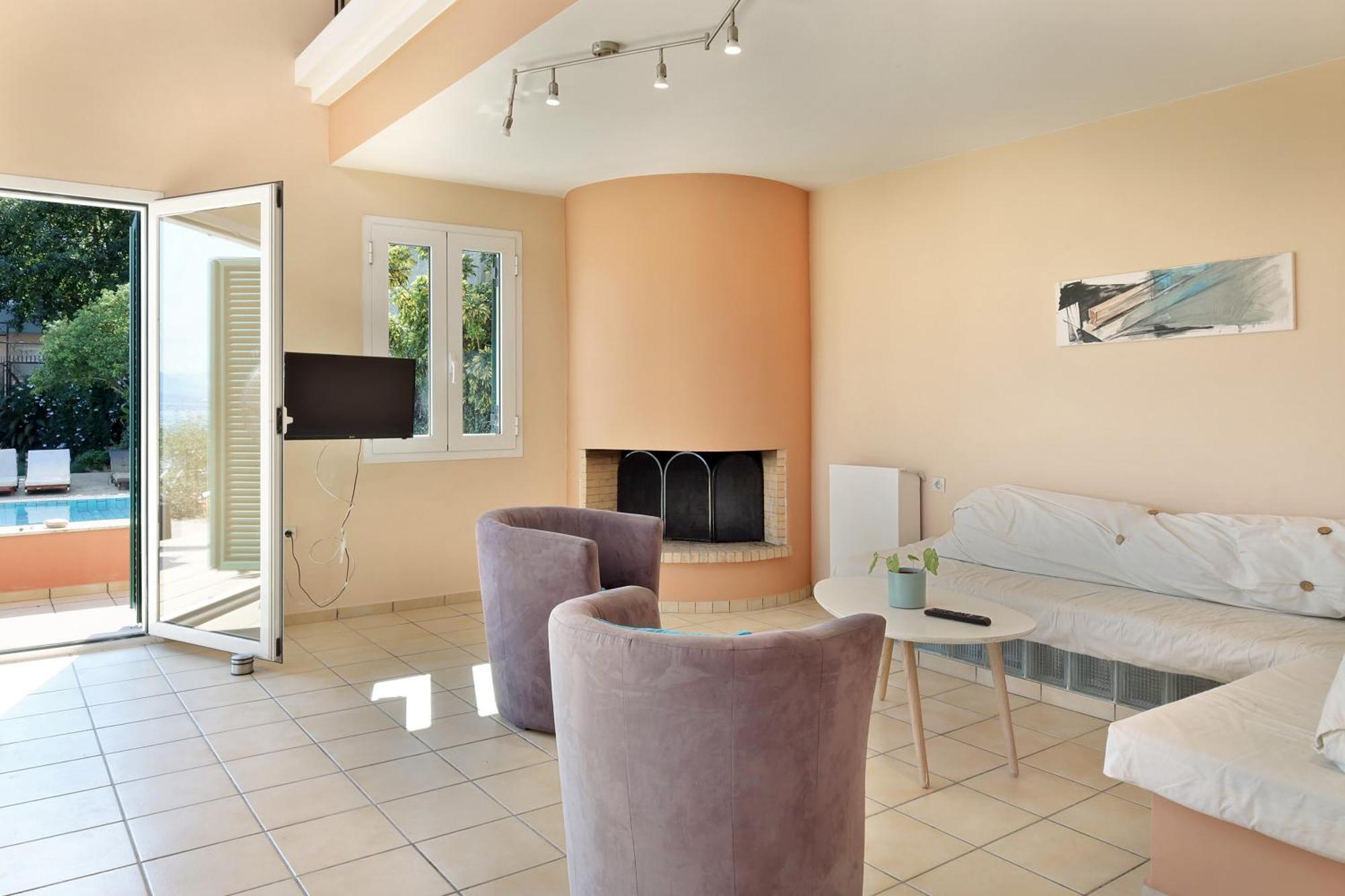 Casa T With Amazing Views In Corfu Villa คอนโตกาลิ ภายนอก รูปภาพ
